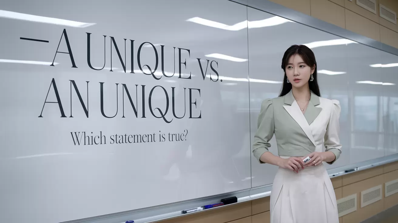 A Unique vs. An Unique