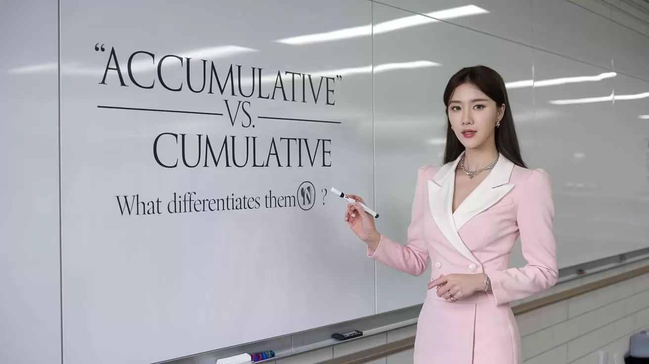 "Accumulative" vs. "Cumulative"