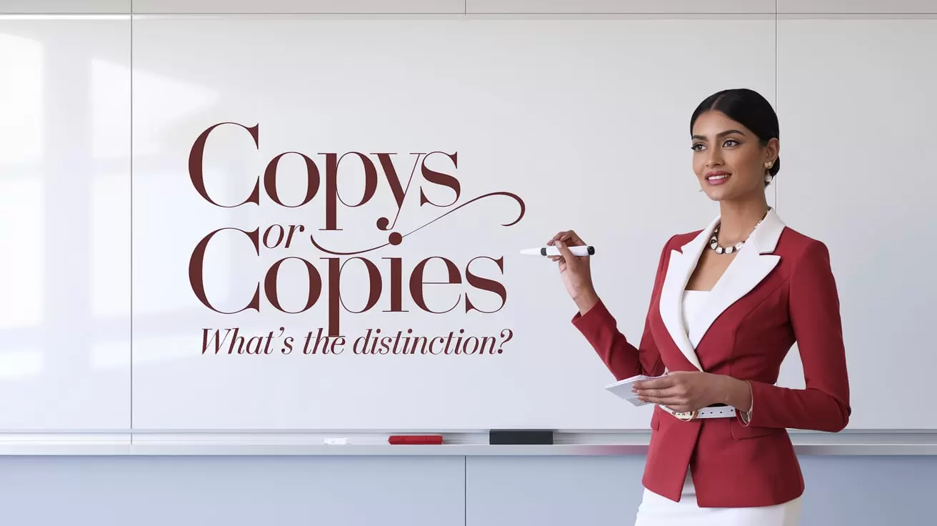 "Copys" or "Copies"