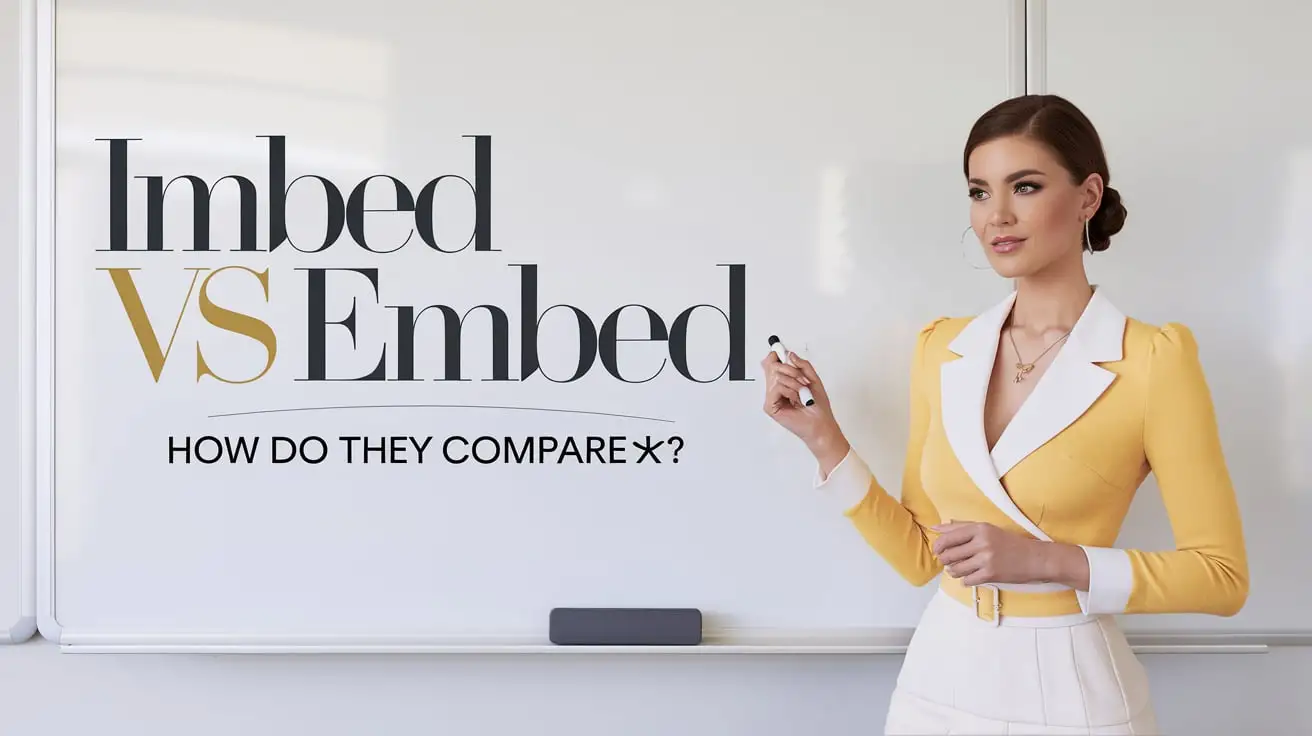 Imbed vs Embed