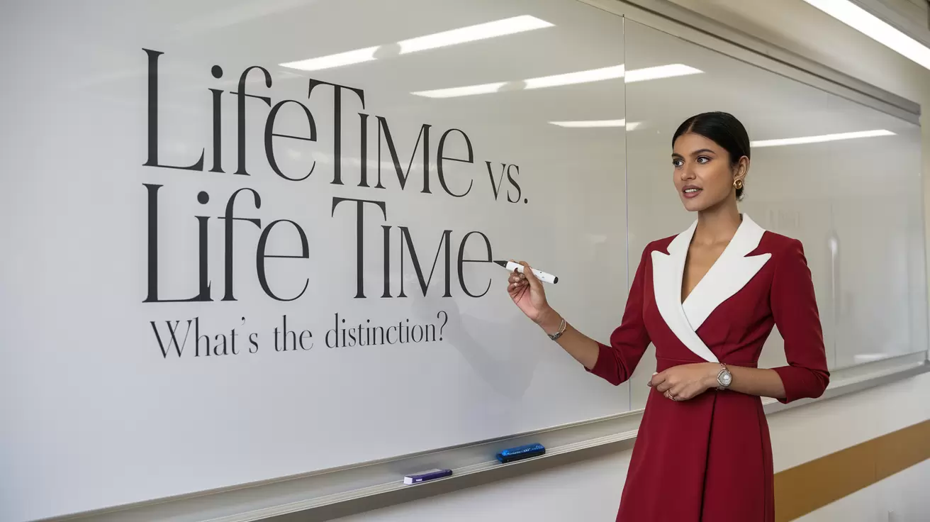 "Lifetime" vs. "Life Time"