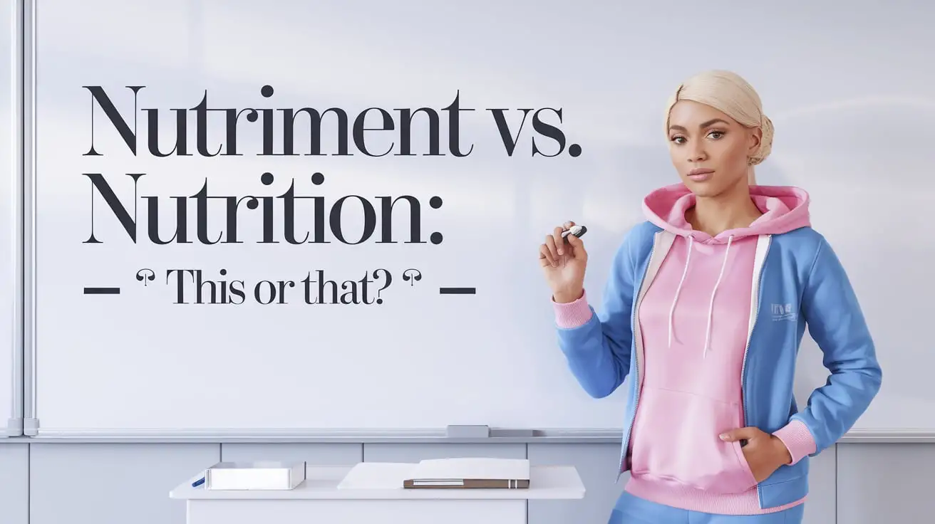 Nutriment vs. Nutrition