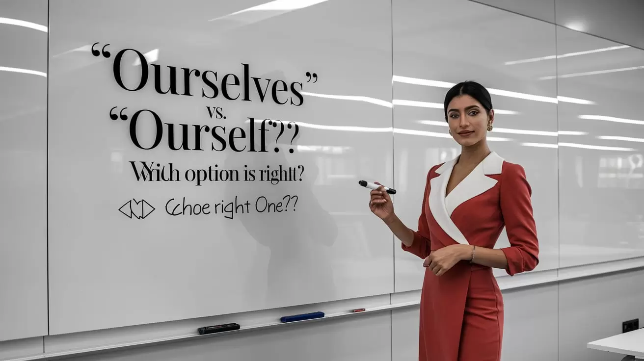 "Ourselves" vs. "Ourself"