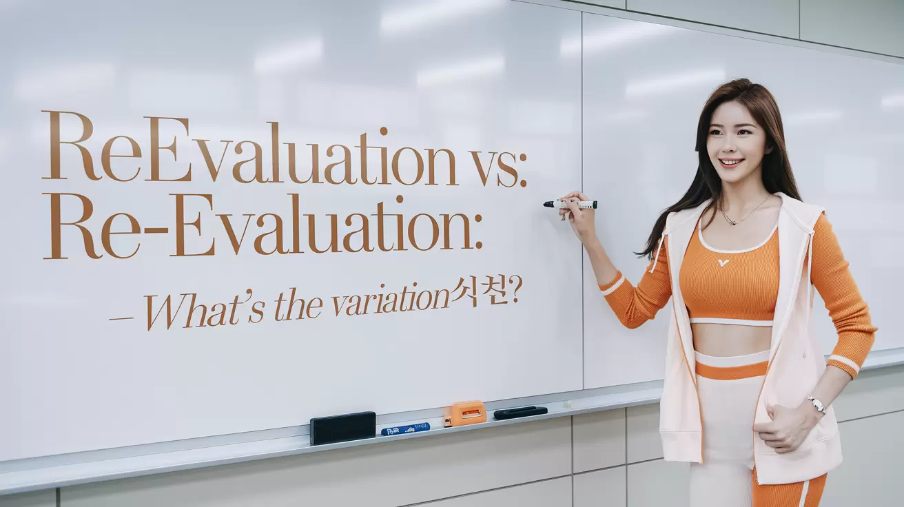 Reevaluation vs. Re-evaluation