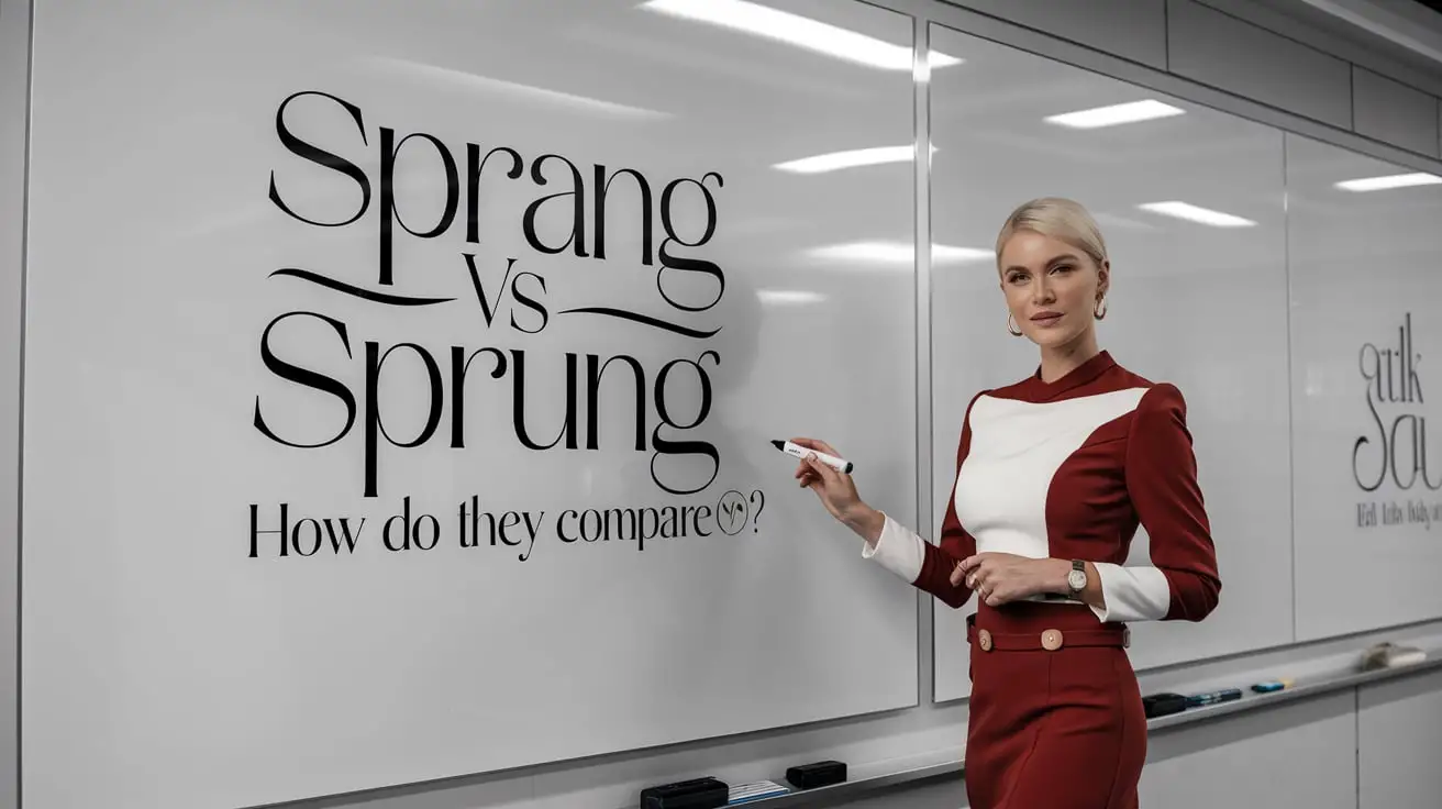 Sprang vs Sprung