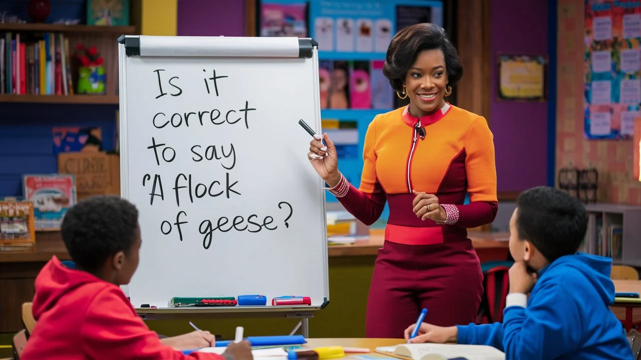 "A Flock of Geese"