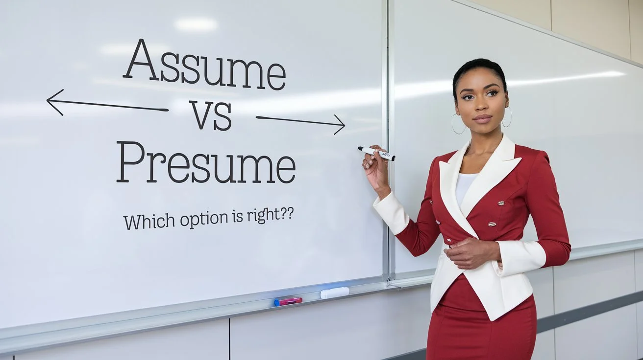 Assume” vs. “Presume”