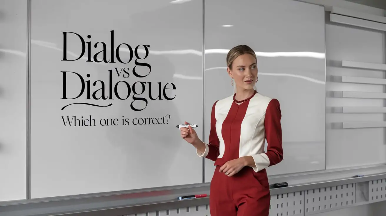 Dialog vs Dialogue