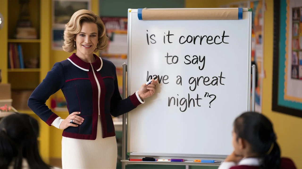 "Have a Great Night"