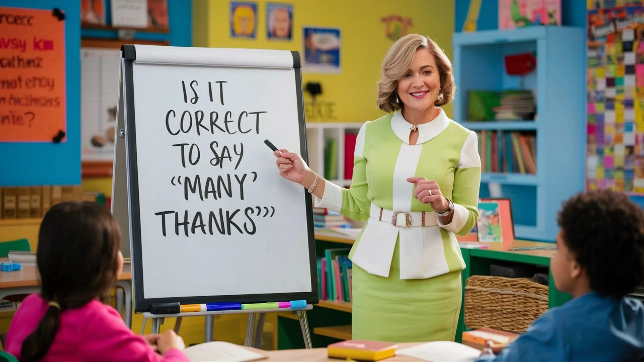 Is It Correct to Say “Many Thanks”