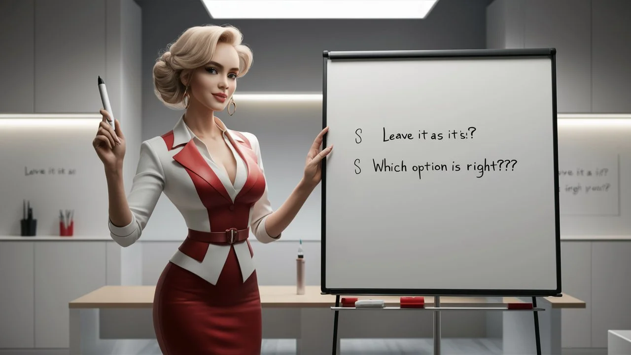 Leave It As It Is" vs. "Leave It As Is