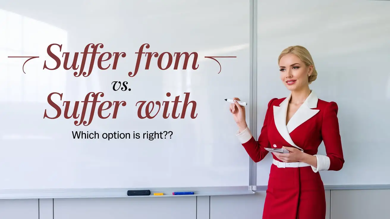 Suffer From vs. Suffer With