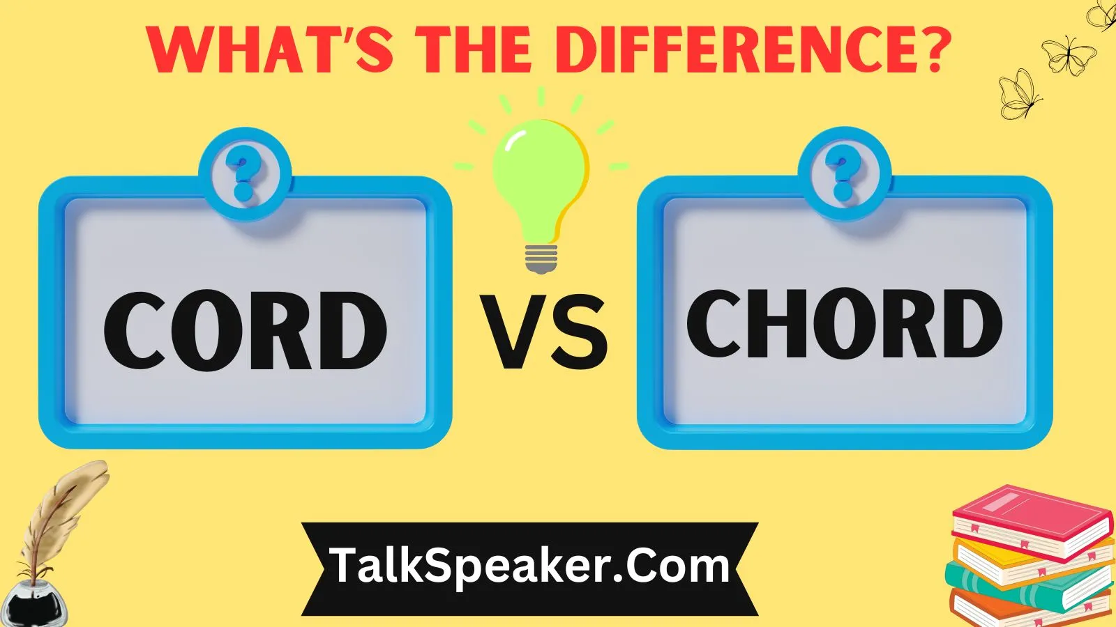 Cord vs Chord