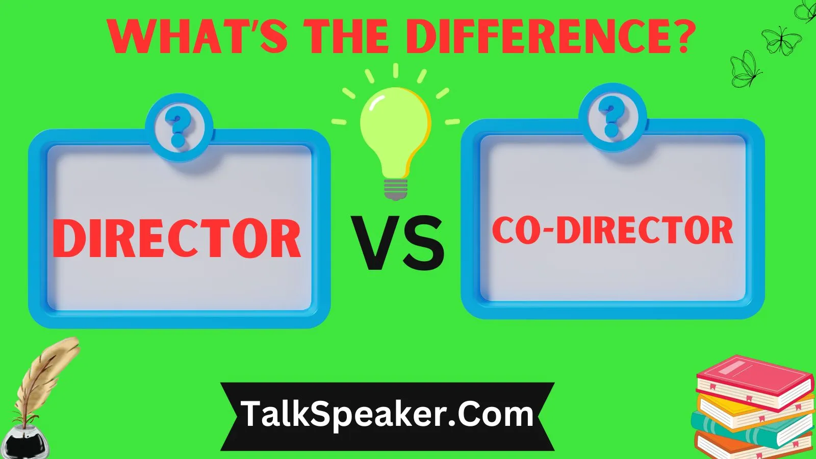 Director vs Co-director