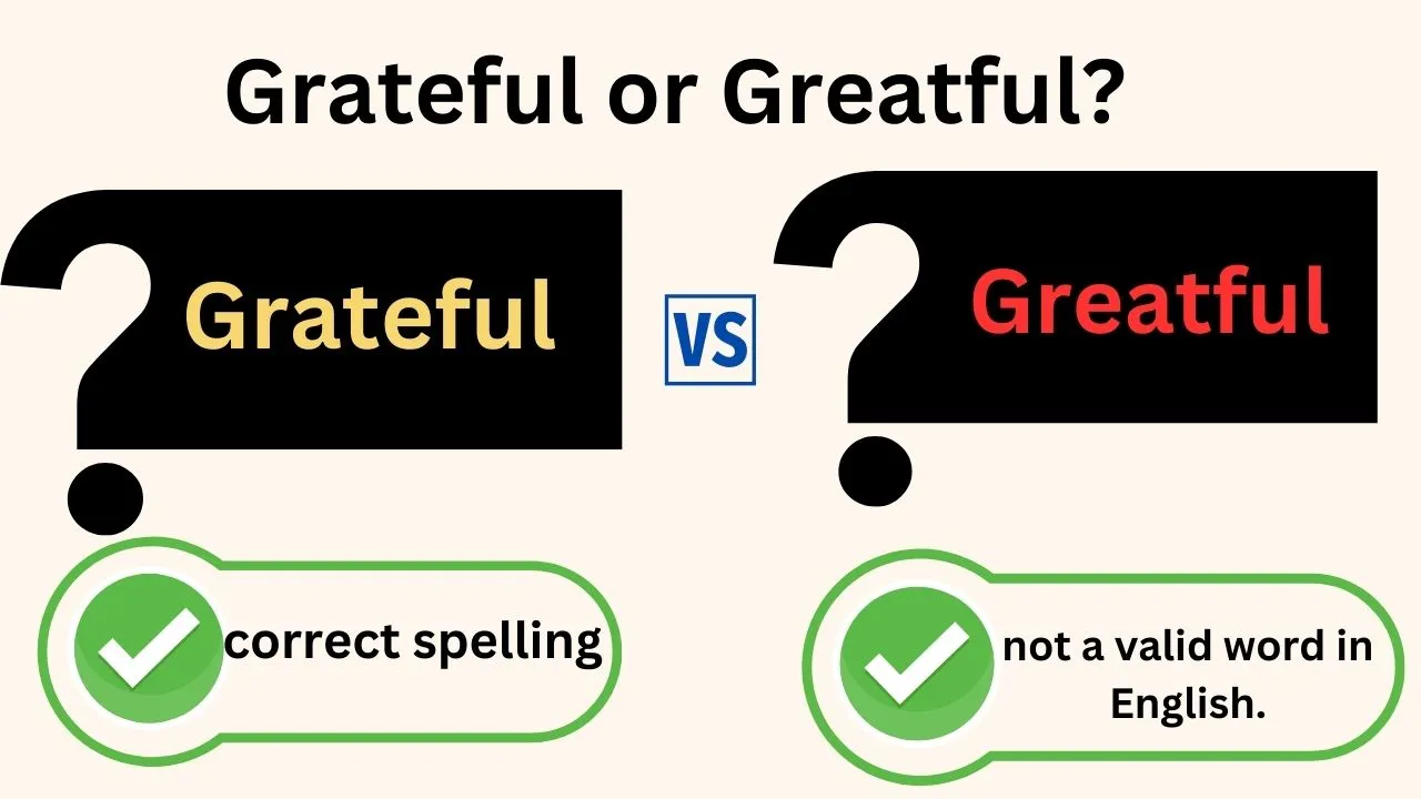 Grateful or Greatful?