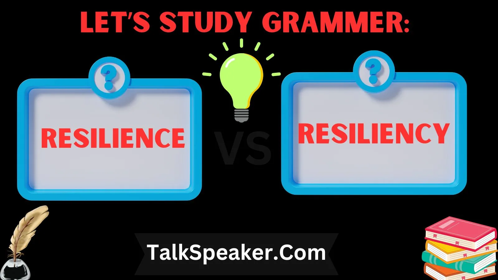 Resilience vs Resiliency