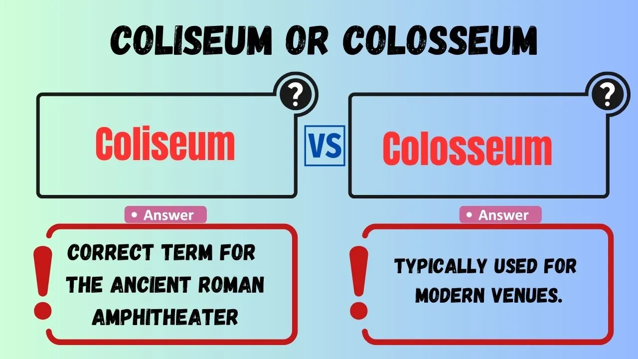 Coliseum or Colosseum